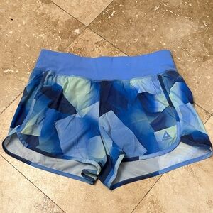 Reebok Women's Blue workout Shorts with pocket